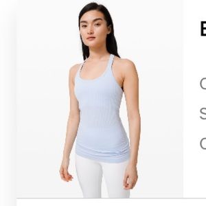 Lululemon Ebb to Street Tank Top- Day dream
